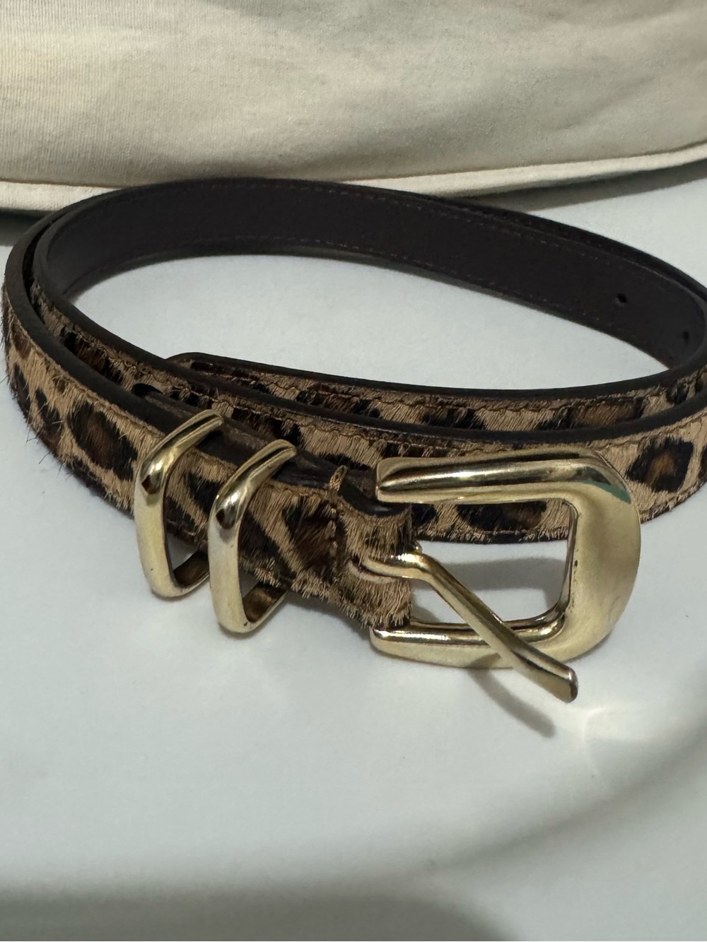 SEZANE LIVIE BELT in LEOPARD